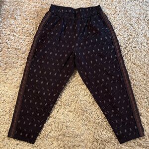 Anthropologie Black Elastic Waist Pant XS
